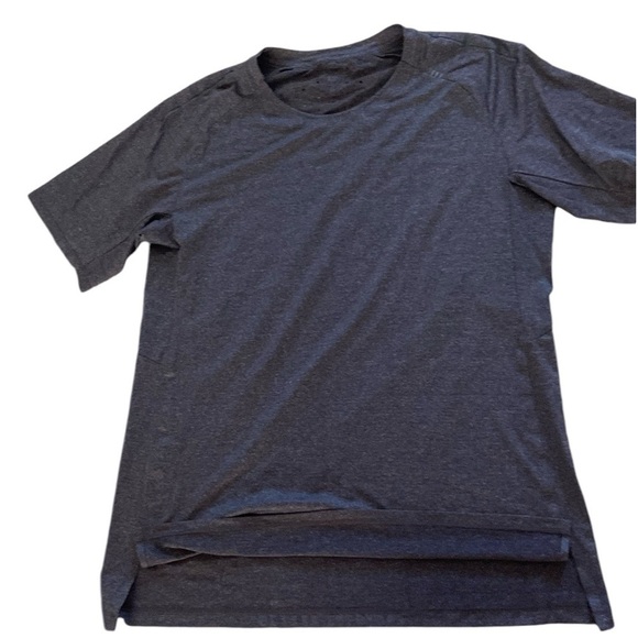Lululemon🍋 Running tee in black heather size L like new - Picture 1 of 6
